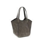 Gray Calf Leather Bos Taurus Shoulder Bag