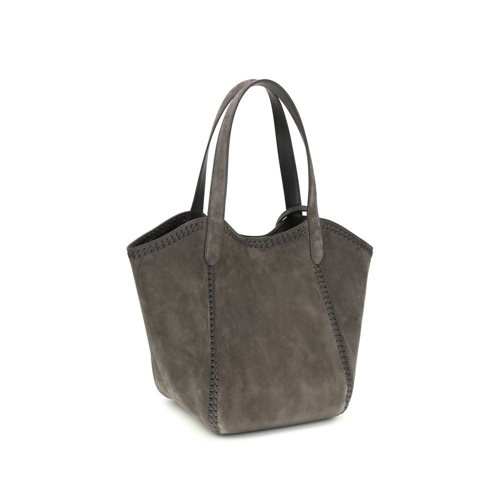 Gray Calf Leather Bos Taurus Shoulder Bag