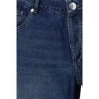 Blue Cotton Relaxed Fit Jeans