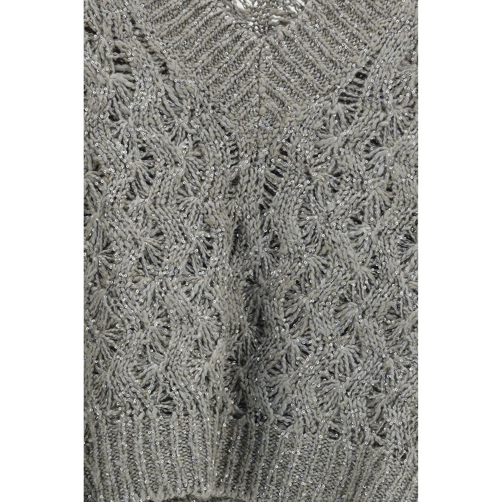 Bicolor Silk Sweatshirt