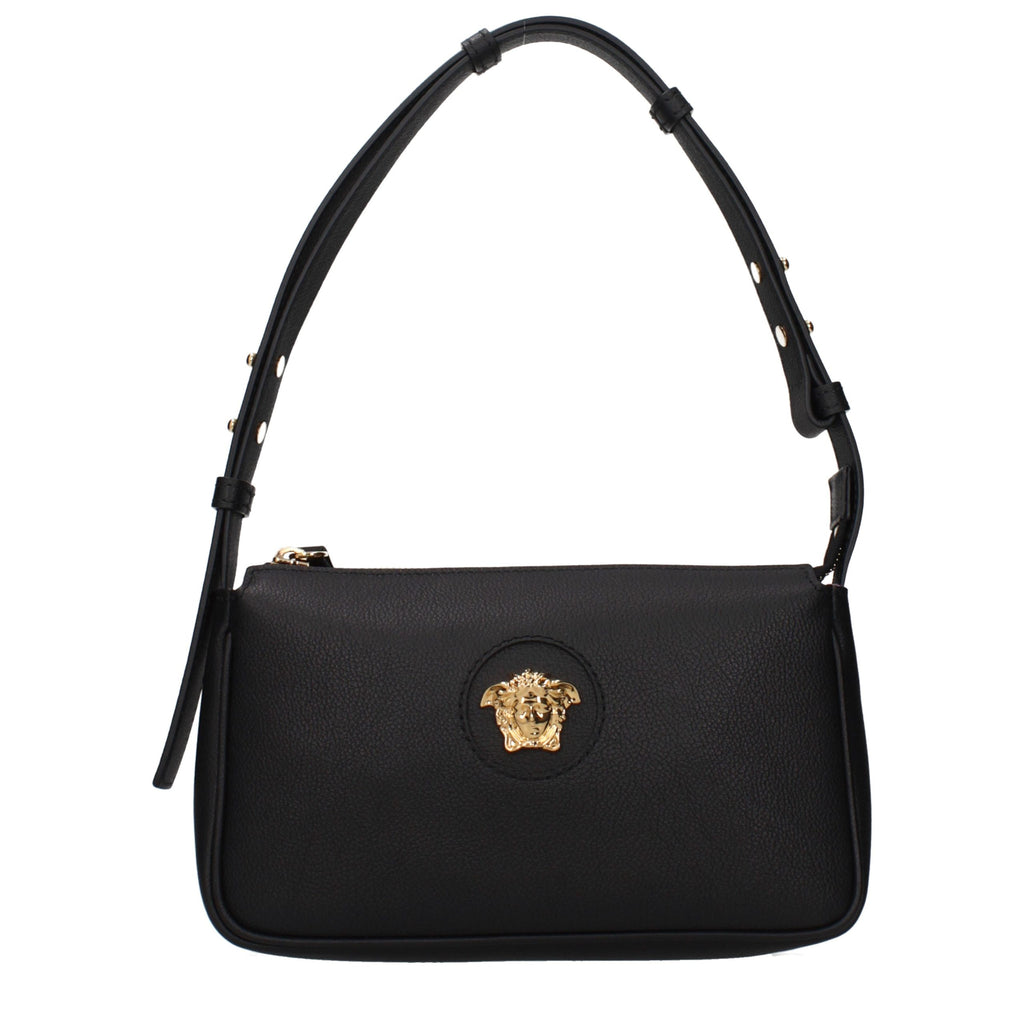 Black Leather Shoulder Bag