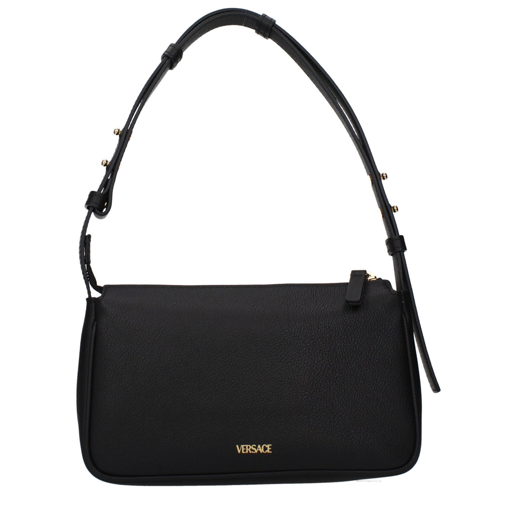 Black Leather Shoulder Bag