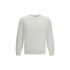 White Cotton Sweatshirt