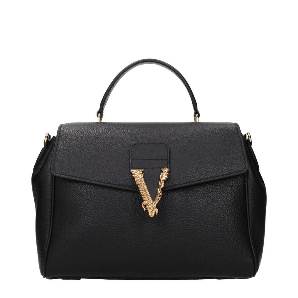 Black Leather Handbag