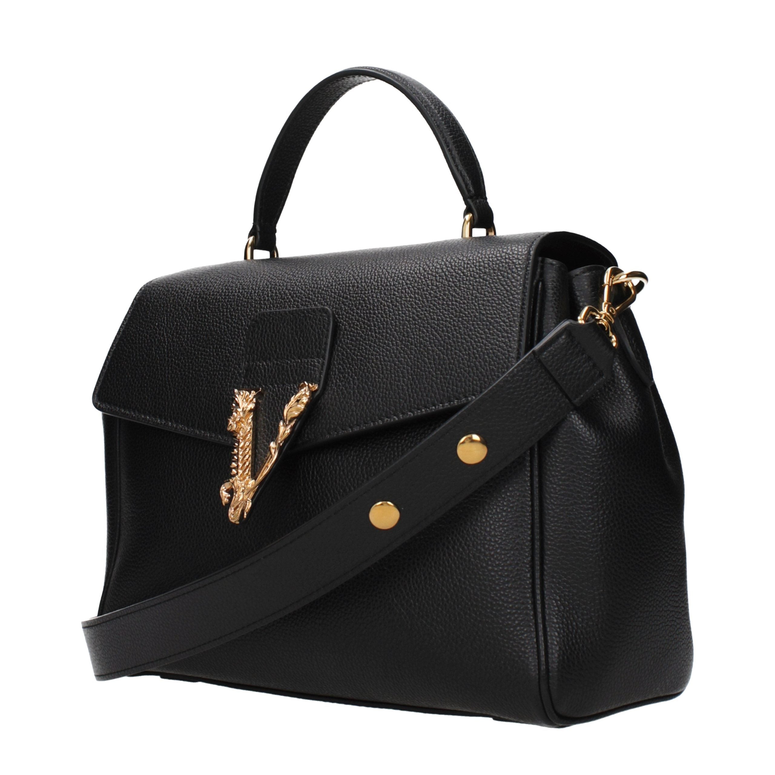 Black Leather Handbag