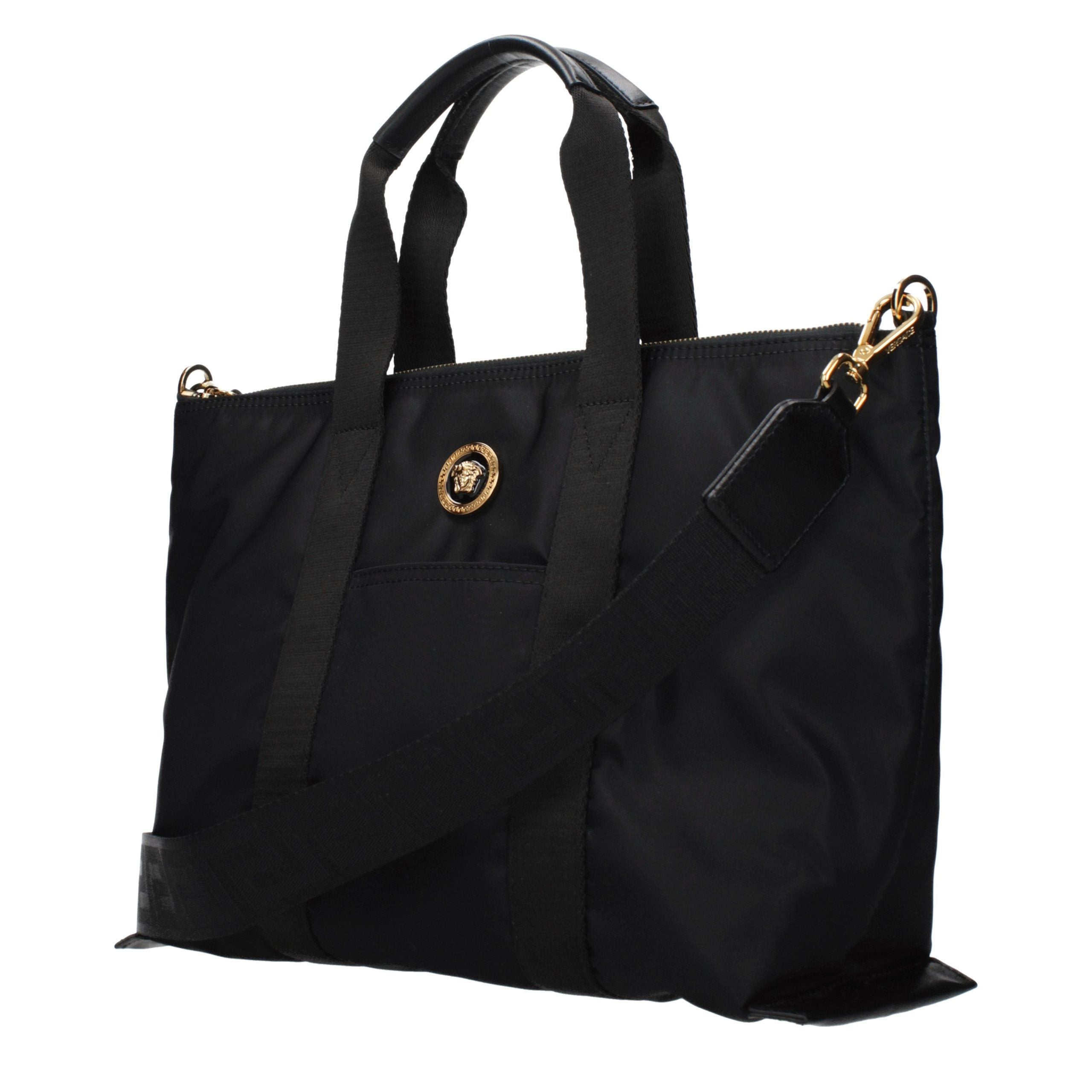 Black Nylon Handbag