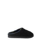Black Cotton Slippers
