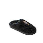 Black Cotton Slippers