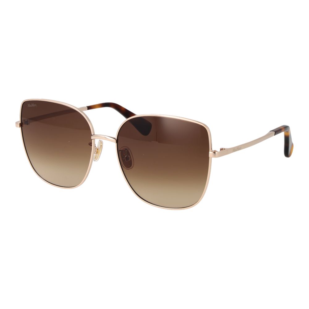 Rose Gold Metal Sunglasses