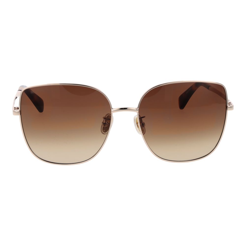 Rose Gold Metal Sunglasses