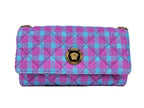 Versace Wool Lurex Medium Shoulder Crossbody Bag