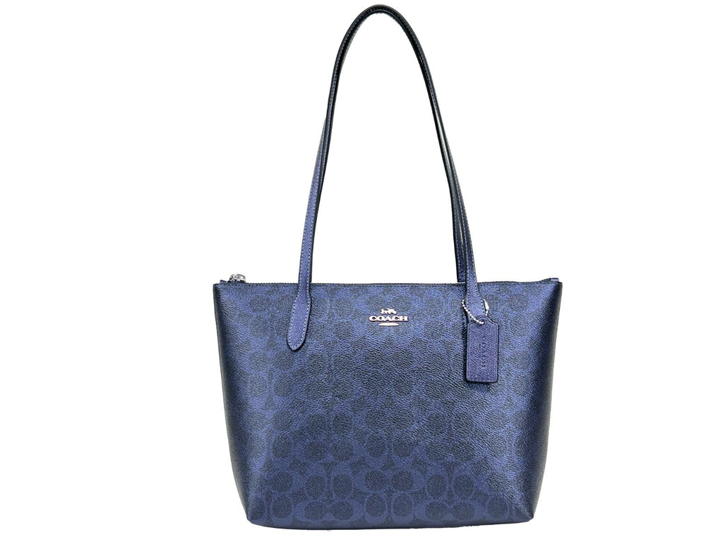 Coach Signature Fiona Zip Tote Bag