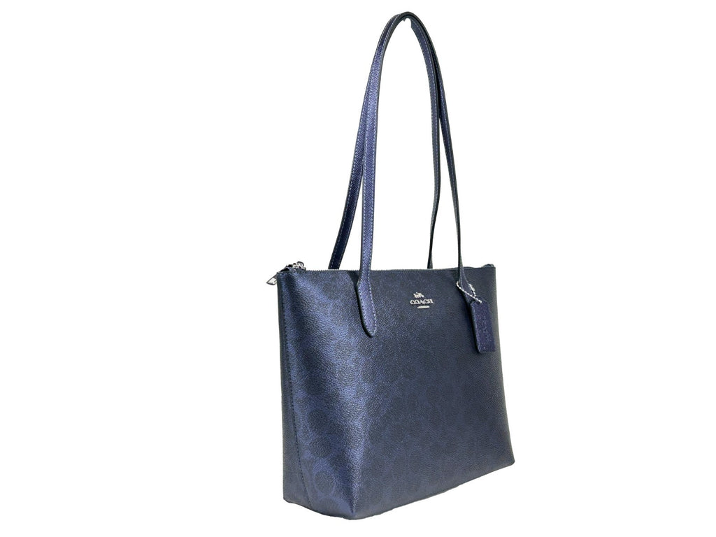 Coach Signature Fiona Zip Tote Bag