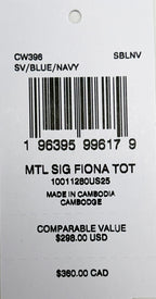 Coach Signature Fiona Zip Tote Bag