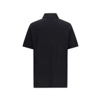 Black Cotton Polo Shirt