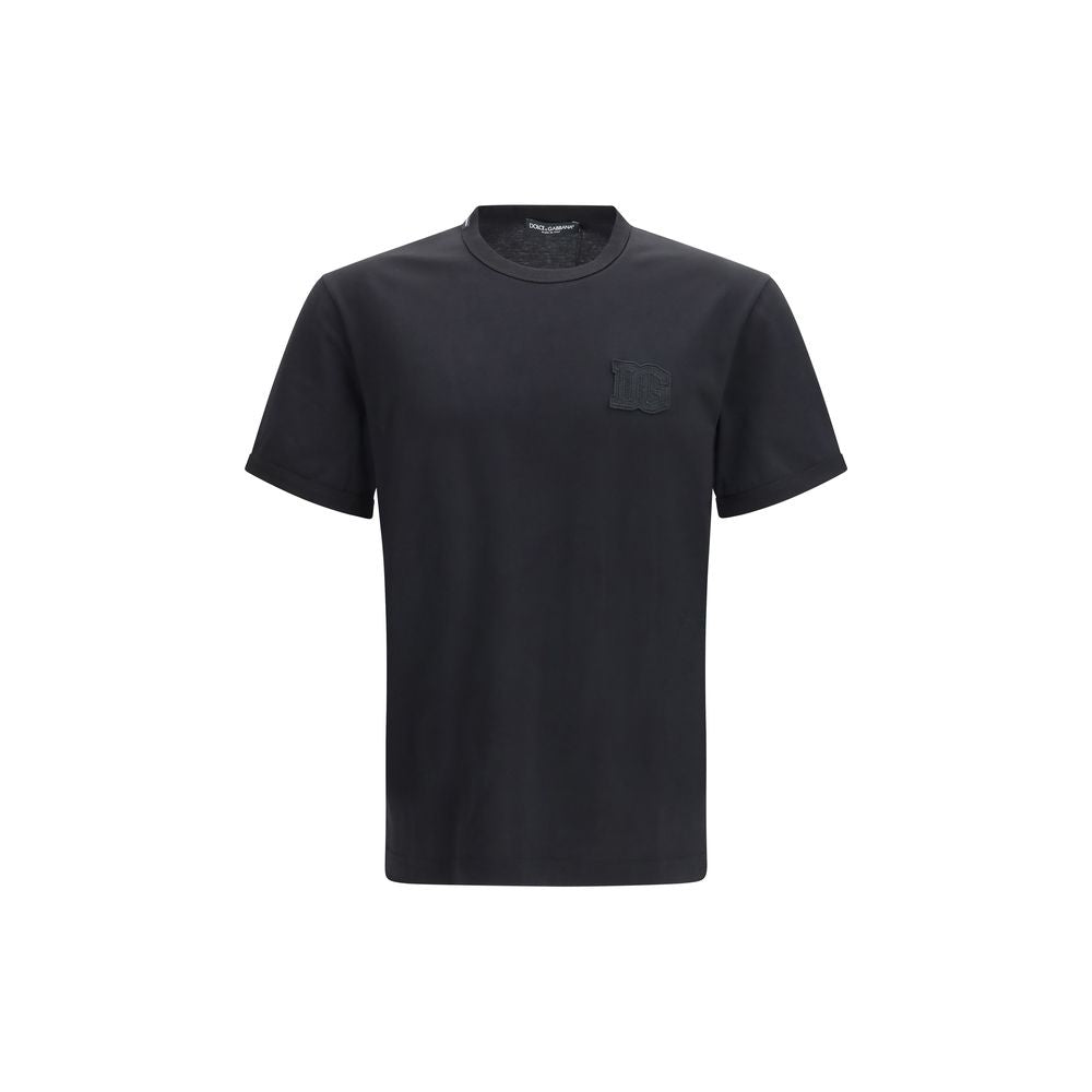 Black Cotton T-Shirt