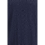 Blue Silk Sweatshirt