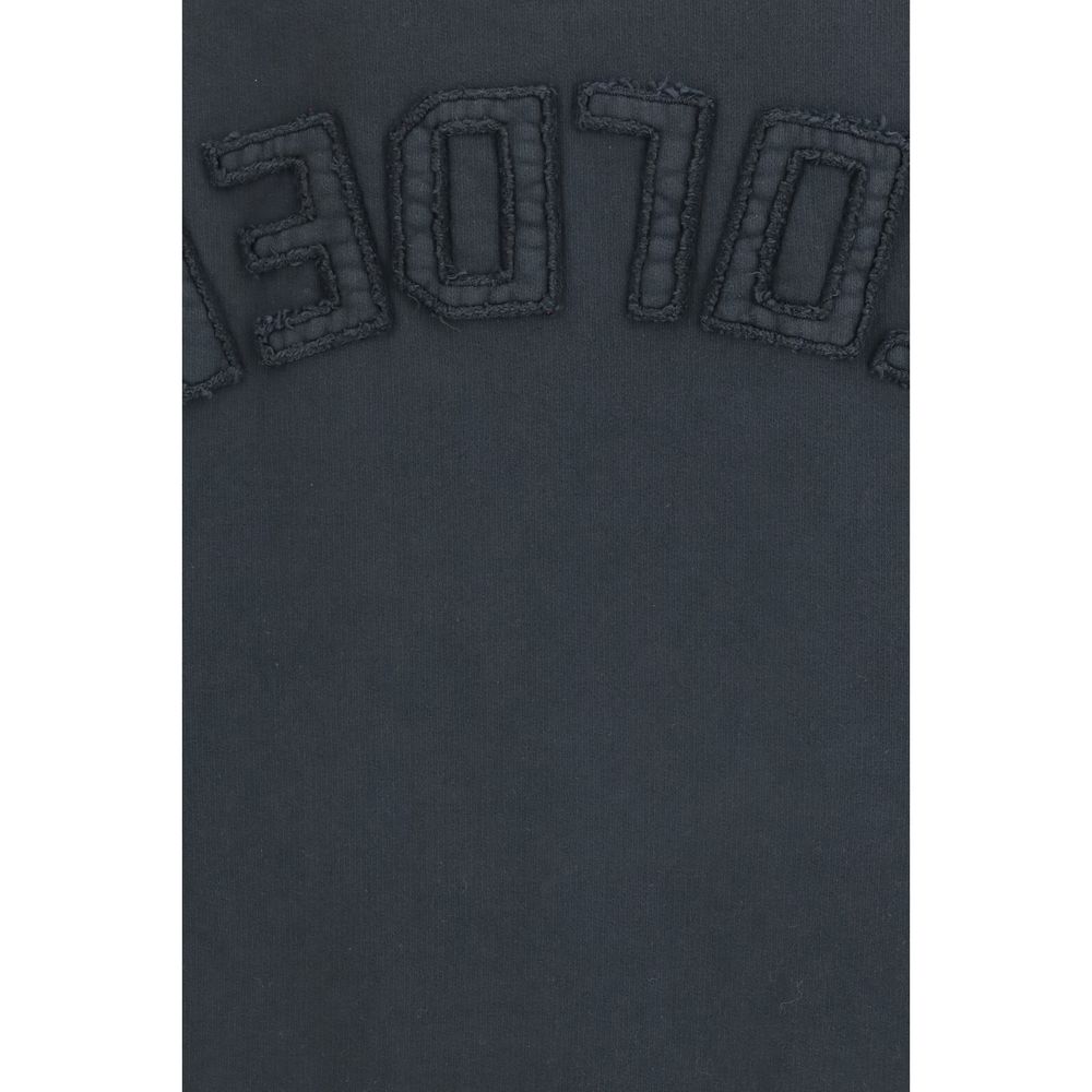 Black Cotton Sweatshirt