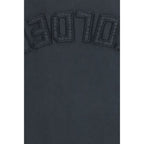 Black Cotton Sweatshirt