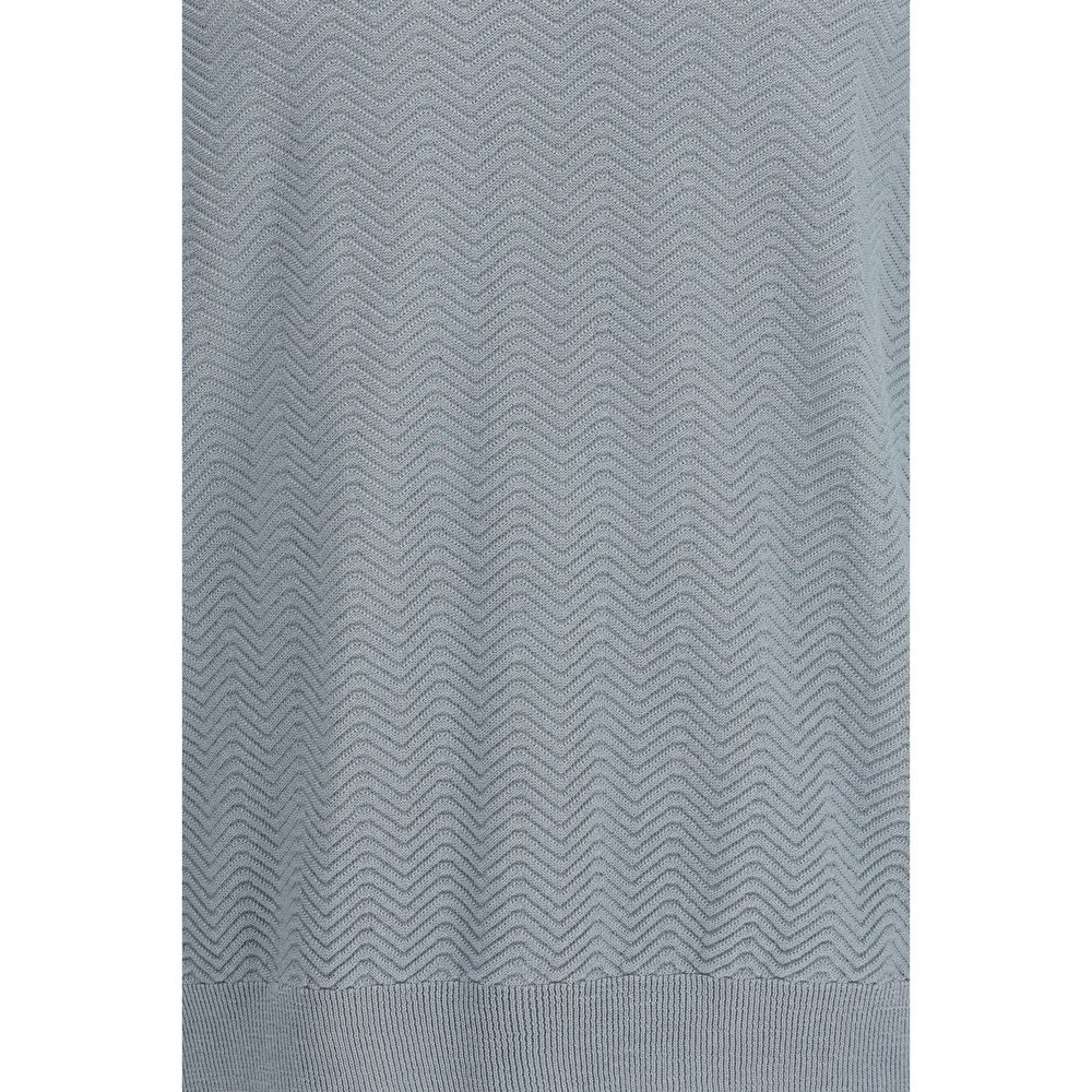 Gray Silk Sweatshirt