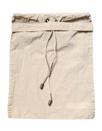 Brown Nylon Drawstring Swim Shorts Swimwear