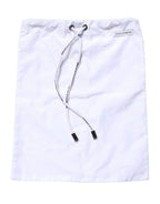 White Drawstring Men Swim Shorts Swimwear
