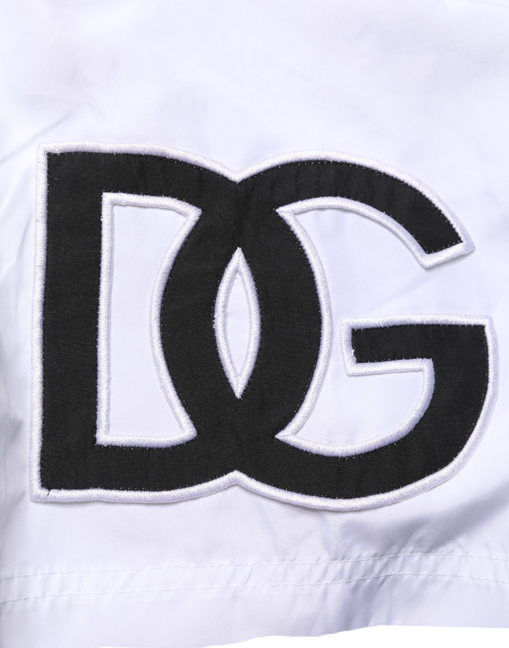 White Drawstring Men Swim Shorts Swimwear