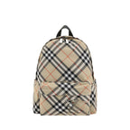 Beige Polyester Backpack
