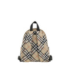 Beige Polyester Backpack