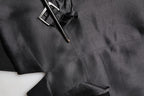 Black Wool Single Breasted Men Waistcoat Vest