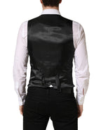 Dark Gray Wool Dress Formal Waistcoat Vest