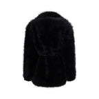 Black Polyester Coat