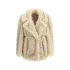 Beige Polyester Coat