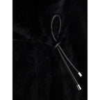 Black Polyester Coat