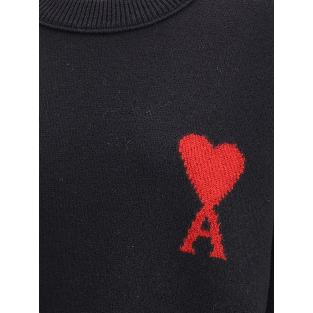 Black Fleece Wool Sweatshirt