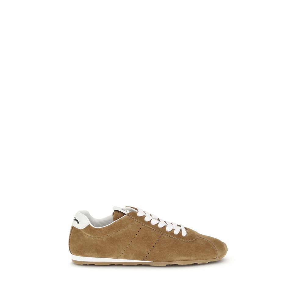 Brown Calf Leather Bos Taurus Athletic Sneakers