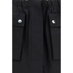 Gray Linen Mini Skirt