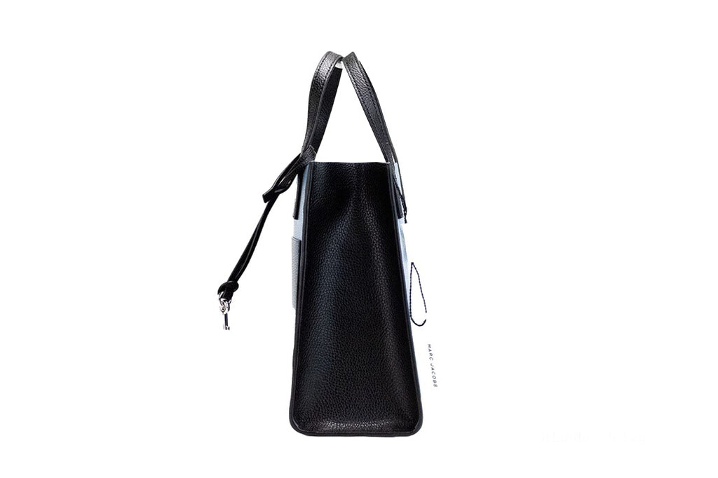 Marc Jacobs Grind Mini Blue Heaven Colorblock Leather Tote Crossbody Bag Purse