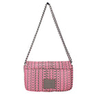 Marc Jacobs Neon Pink The Monogram Leather J Marc Mini Shoulder Bag Crossbody