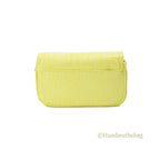 Marc Jacobs The Mini Shoulder Bag Yellow Embossed Leather Crossbody Bag