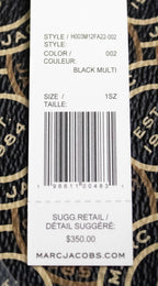 Marc Jacobs Mini Grind Signet Printed Leather Crossbody Tote Handbag Purse