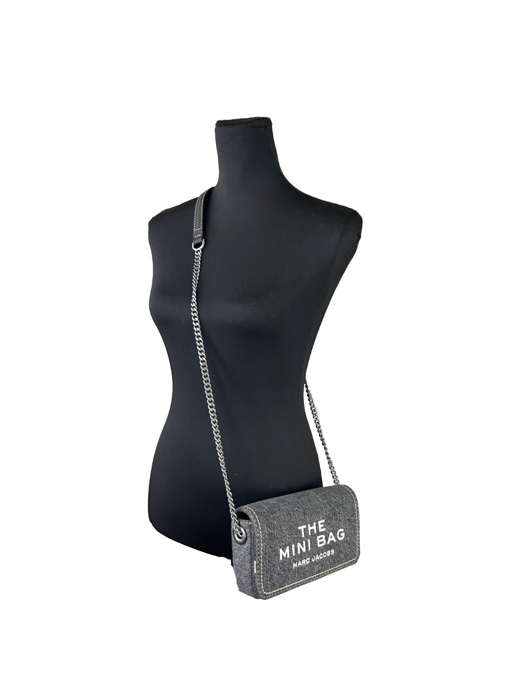 Marc Jacobs The Denim Chain Mini Bag - Black Wash