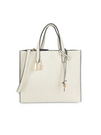 Women'S Mini Pebbled Tote - Marshmallow