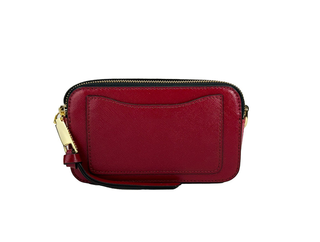 Marc Jacobs Snapshot Leather Shoulder Bag - Red Multi