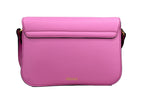 Versace La Medusa Pink Leather Shoulder Crossbody Bag Purse