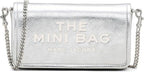 Marc Jacobs The Metallic Leather Chain Mini Bag - Silver