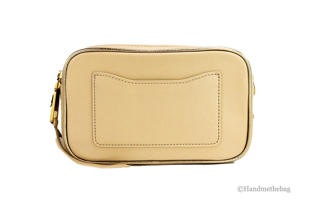 Marc Jacobs The Moto Shot 21 Curds Leather Camera Crossbody Purse Bag