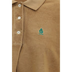 Beige Cotton Polo Shirt