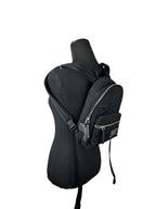 Marc Jacobs Small Black Quilted Backpack Bookbag