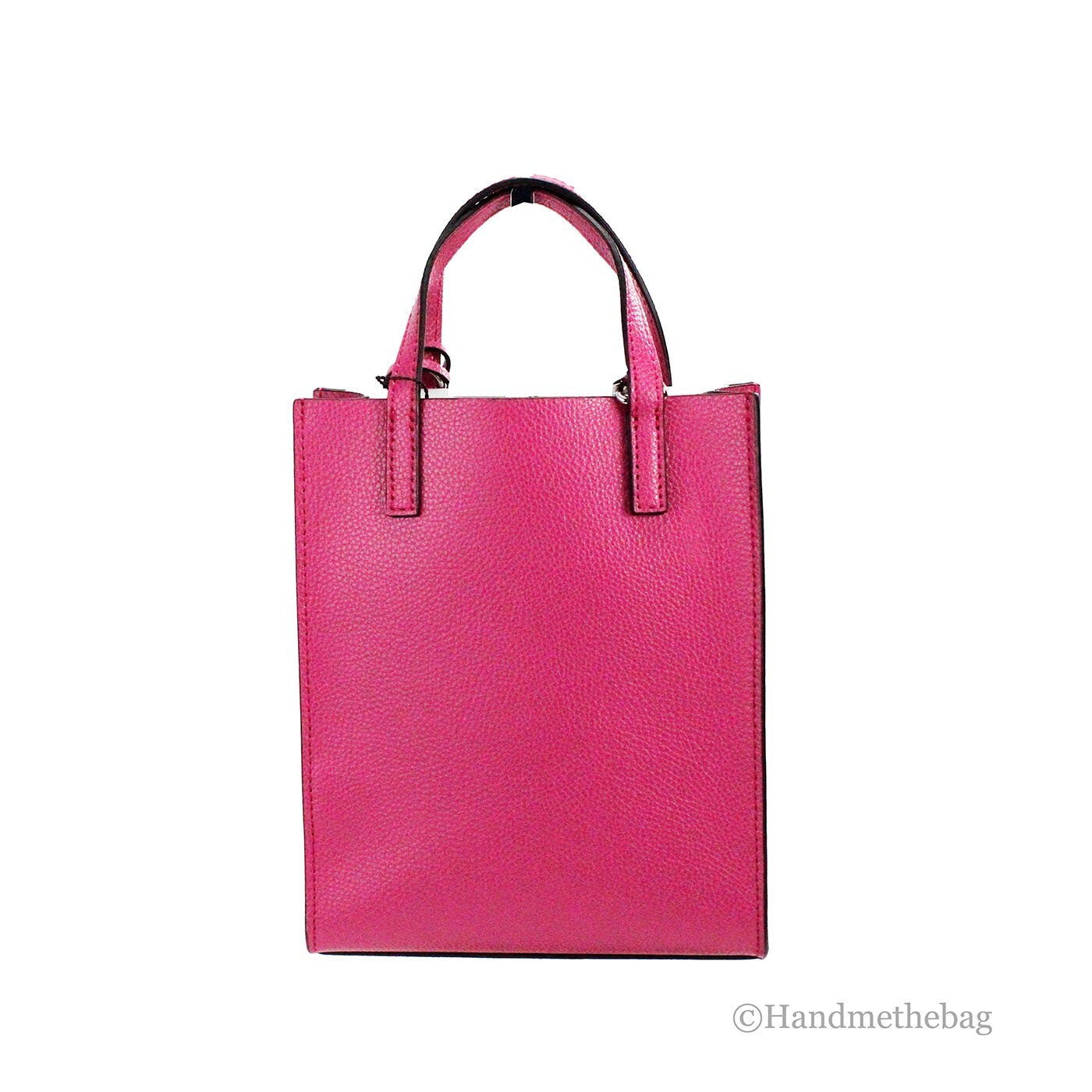 Marc Jacobs Mini Grind Cactus Flower Pebbled Leather Crossbody Tote Bag